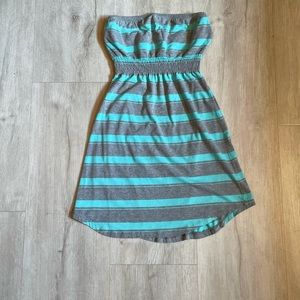 Swimsuit Coverup & Strapless Dress